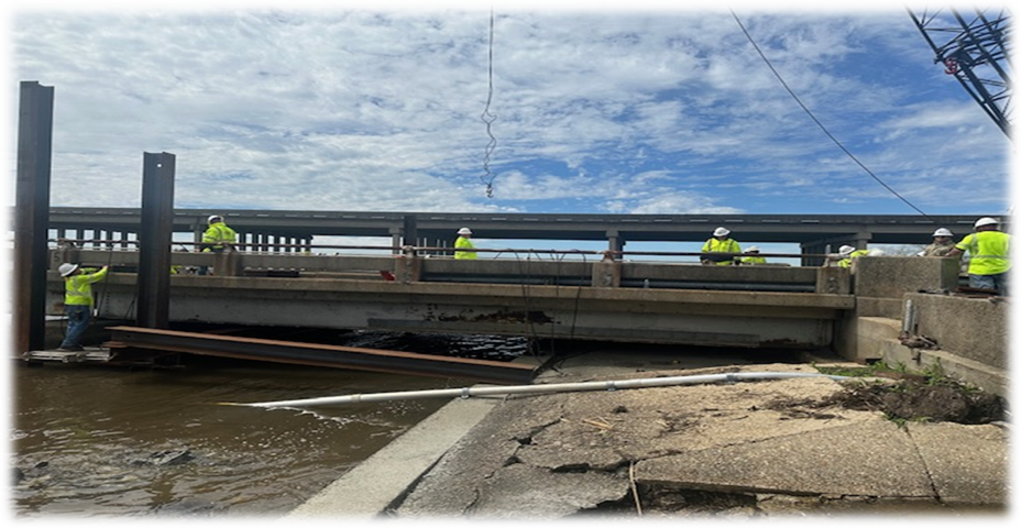 Steel Girder Replacement (side view)